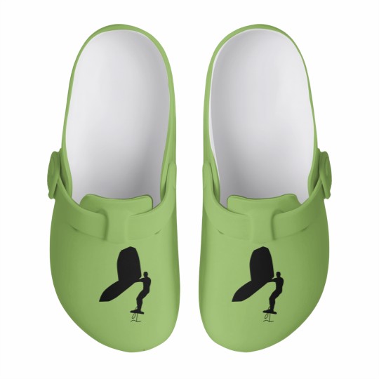 Discover Wing surfer wing surfing with foil wing Slip On Clogs