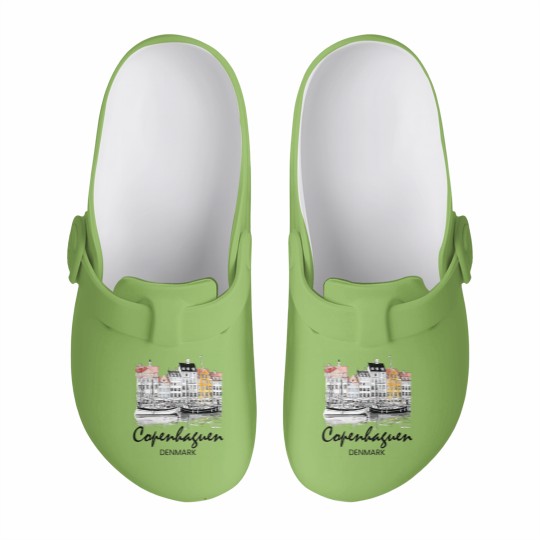 Discover Copenhagen Denmark Slip On Clogs