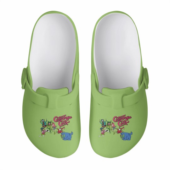 Discover Cattanooga Cats - Saturday Morning Hong Kong Phooey cartoon karate dog Slip On Clogs
