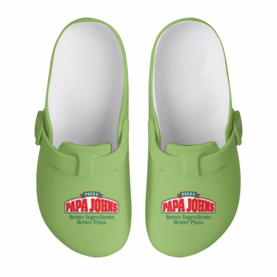Discover PAPA JOHNS Slip On Clogs