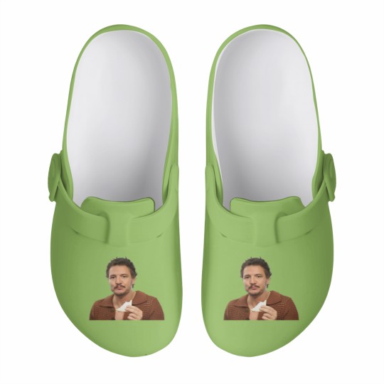 Discover Pedro Pascal Eating Sandwich Slip On Clogs, Pedro Pascal  Slip On Clogs