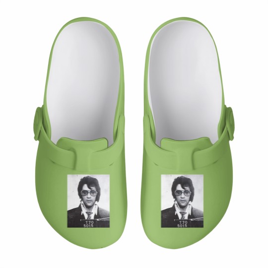 Discover Elvis Presley mugshot - Elvis Presley - Slip On Clogs