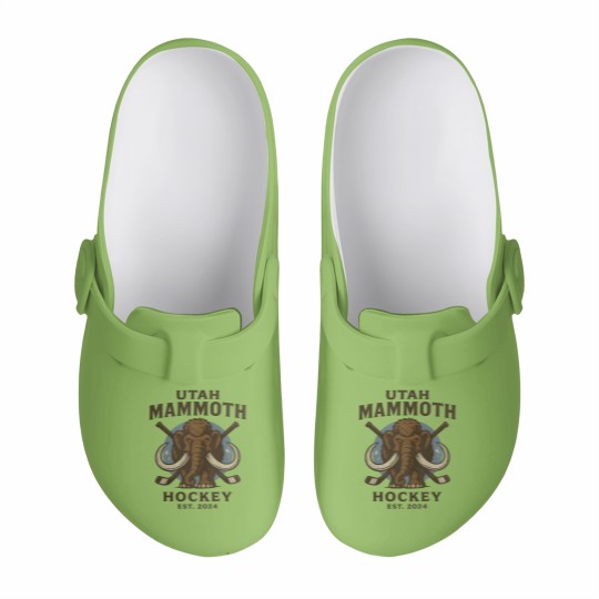 Discover Utah Mammoth Hockey Slip On Clogs, Utah Mammoth Slip On Clogs, Unisex Sports Slip On Clogs