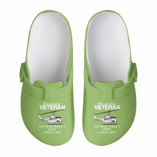 Discover Uh1 Huey Helicopter T Army Aviation Veteran Slip On Clogs