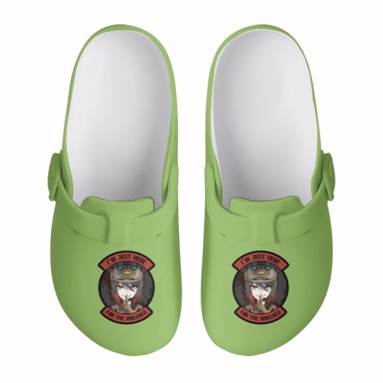 Discover Tactical Waifu Operator Anime Art 2 Slip On Clogs