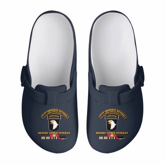 Discover Army 101st Airborne Division Desert Storm Veteran Slip On Clogs