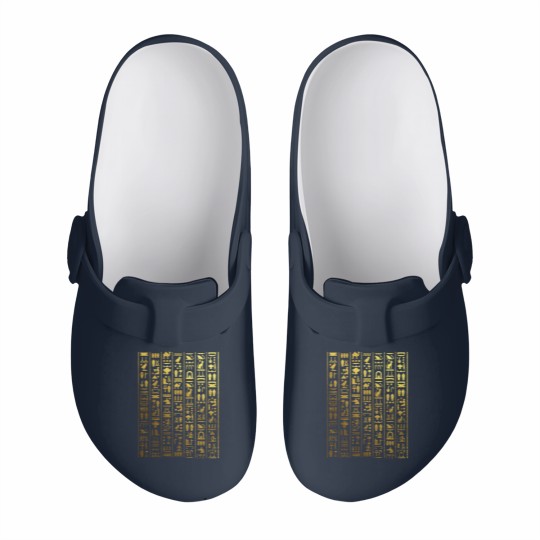 Discover Egyptian Hieroglyphics - Ancient Egypt Slip On Clogs