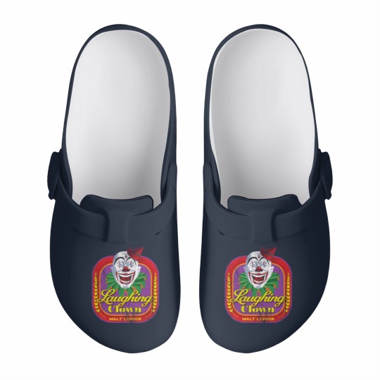 Discover Laughing Clown Malt Liquor Slip On Clogs