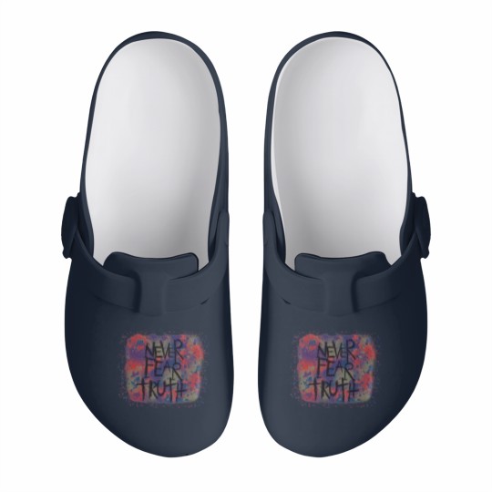 Discover Never Fear Truth, Never Fear Truth Slip On Clogs