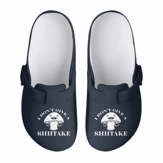Discover I Dont Give A Shiitake Funny Joke Adult Slip On Clogs