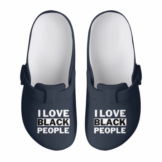 Discover I Love Black People - I Love Black People - Slip On Clogs