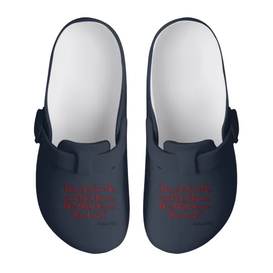 Discover Joshua 24:15 Slip On Clogs