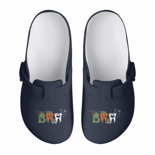 Discover Boo Dentist Pumpkin Costume Dental Assistant Halloween Slip On Clogs