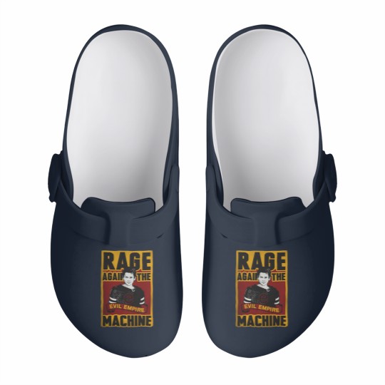 Discover Hot Topic Rage Against Evil Empire Poster Slip On Clogs