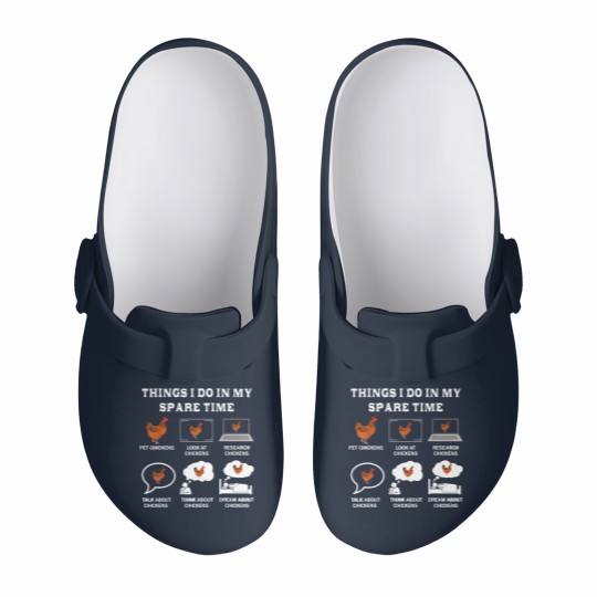 Discover Things I Do In My Spare Time Chicken Lover Farmer Chickens Slip On Clogs