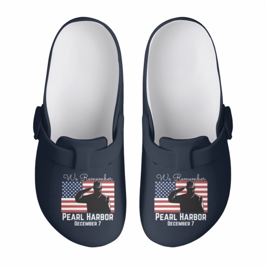 Discover We Remember Pearl Harbor Slip On Clogs