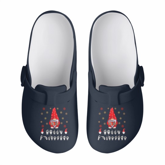 Discover Asl Merry Christmas American Sign Language Slip On Clogs