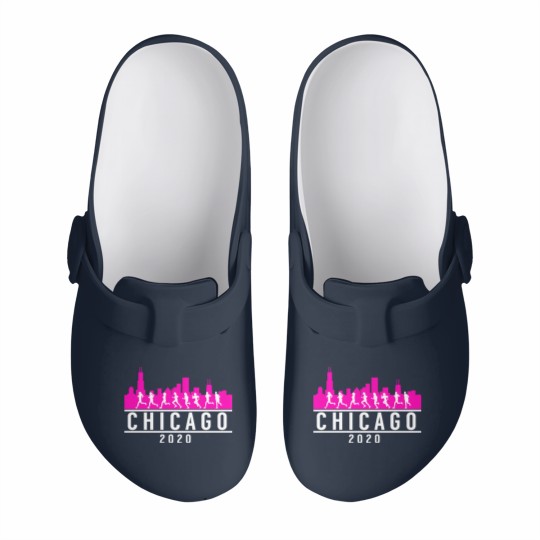Discover Chicago Skyline Runners Slip On Clogs