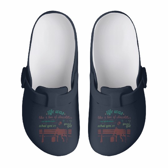 Discover Life is Like A Box of Chocolates  Unisex Slip On Clogs