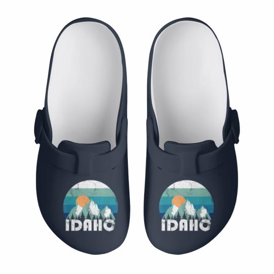 Discover Idaho State Retro Vintage Slip On Clogs