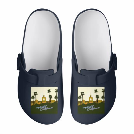 Discover Eagles Hotel california Slip On Clogs
