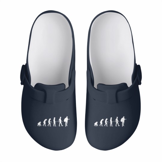 Discover Acoustic Guitar Player Evolution Guitarist Gift Slip On Clogs
