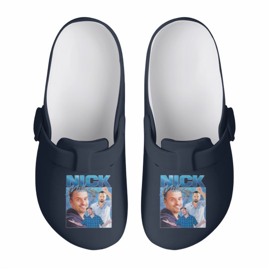 Discover Nick Miller Homage Slip On Clogs Slip On Clogs Top Funny TV Icon Gift Men's Women's Girl