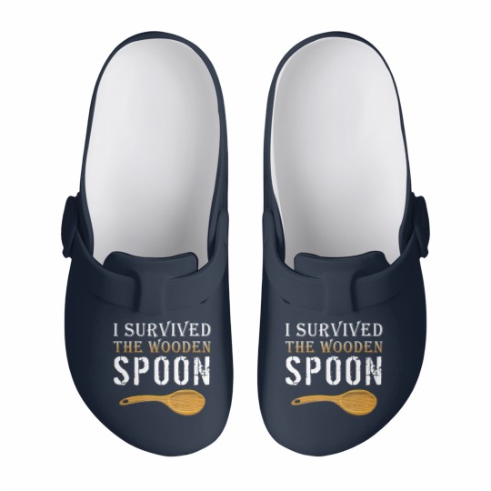 Discover Survivor Slip On Clogs I Survived The Wooden Spoon