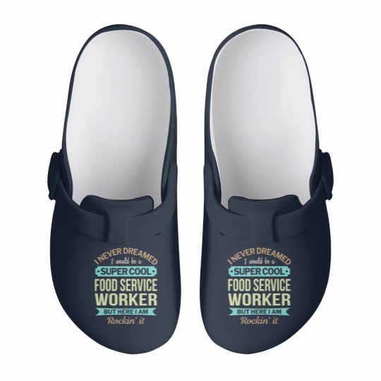 Discover Food Service Worker Gift Funny Appreciation Slip On Clogs