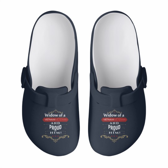 Discover Widow of a vietnam veteran and proud of him Slip On Clogs