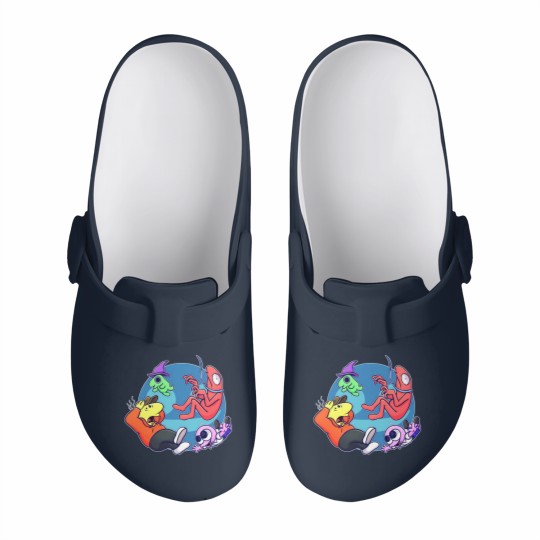 Discover The smiling friends are here! Classic Slip On Clogs