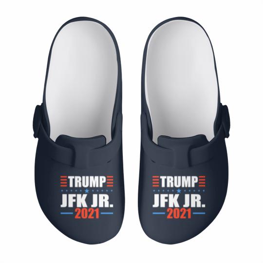 Discover T.r.u.m.p JFK Jr. 2021 Vote For T.r.u.m.p Desantis 2024 Election Slip On Clogs