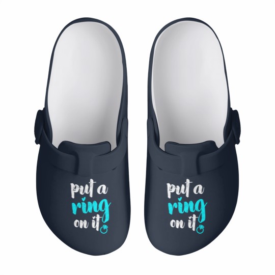 Discover Put a ring on it Slip On Clogs