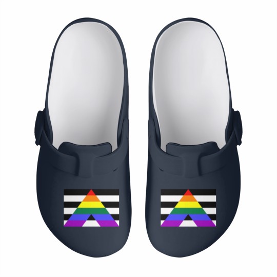Discover Straight Ally Pride Flag  Essential Slip On Clogs
