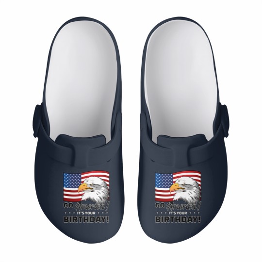 Discover 4th of July American Flag Eagle - 4th Of July - Slip On Clogs