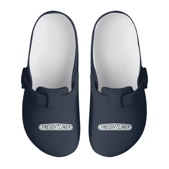 Discover Freightliner Trucks truckers mechanics drive dump Slip On Clogs