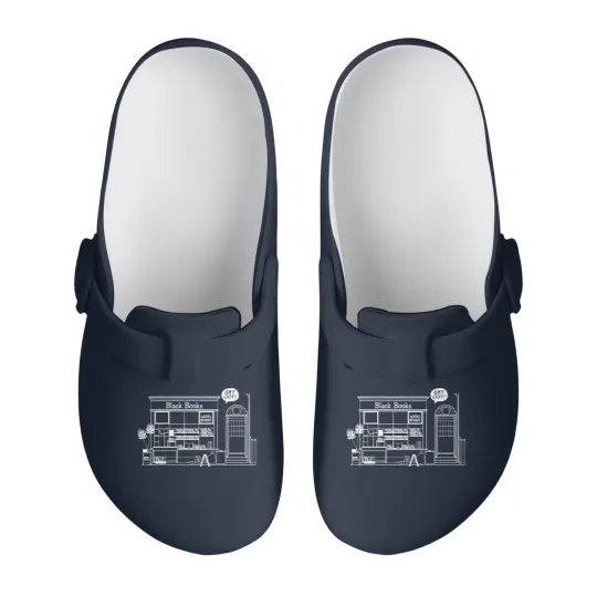 Discover Get Out! - Black Books - Slip On Clogs