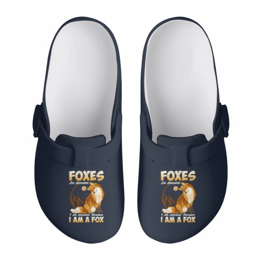 Discover Fox Slip On Clogs Foxes Are Awesome Cute Fox Slip On Clogs Kids Girls Boys Slip On Clogs