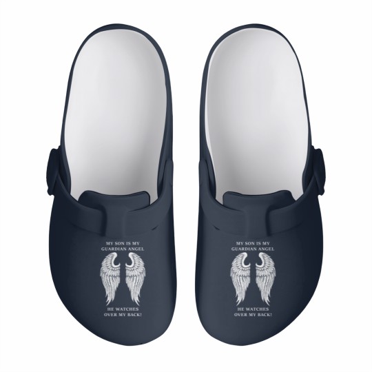 Discover Son - My son is my guardian angel Slip On Clogs