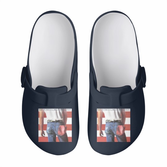 Discover Bruce Springsteen Born In The USA Rock Slip On Clogs Slip On Clogs
