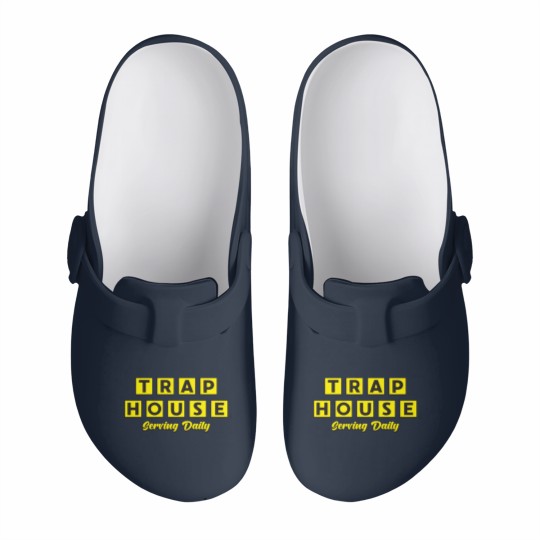 Discover Trap House Serving Daily Slip On Clogs