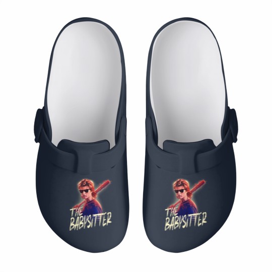Discover Netflix Stranger Things Steve The Babysitter Portrait Slip On Clogs