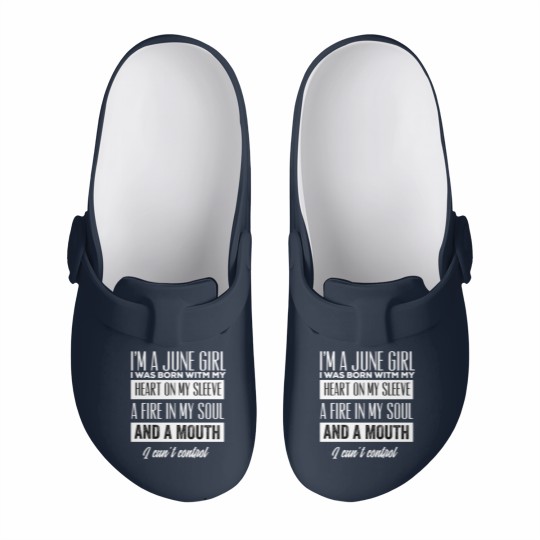 Discover Im a june girl - June Girl - Slip On Clogs