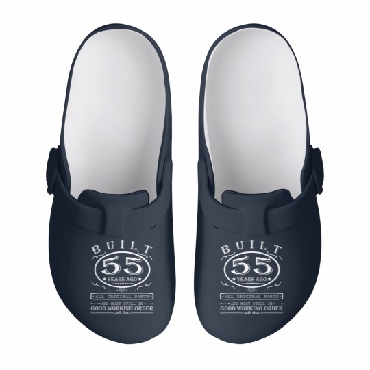 Discover 55th Birthday Gift Built 55 Years Ago Original Par Slip On Clogs