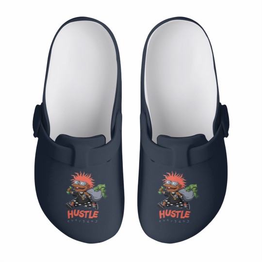 Discover Hustle Rugrats Unisex Slip On Clogs Match Jordan 12 Utility Grind