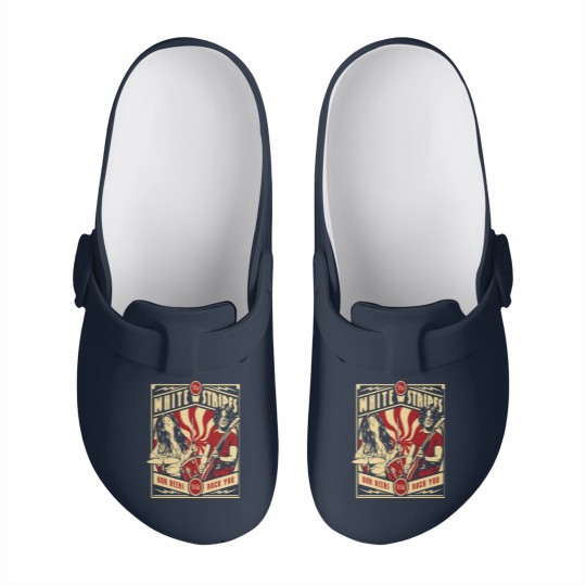 Discover Jack and Meg Stripes Slip On Clogs