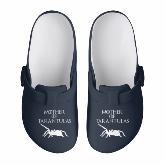 Discover Cute & Unique White Mother of Tarantulas Slip On Clogs E010521