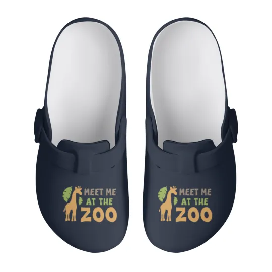 Discover Meet me at the zoo Slip On Clogs