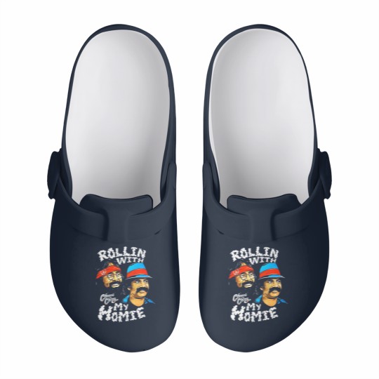 Discover Cheech & Chong Rollin With My Homie Slip On Clogs