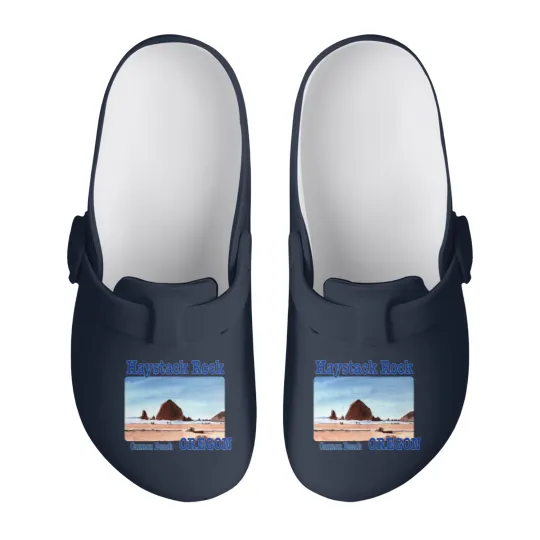 Discover Haystack Rock, Cannon Beach, Oregon - Haystack Rock - Slip On Clogs